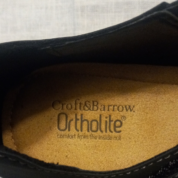 Croft & Barrow Black Crisscross Sandals - Picture 2 of 5